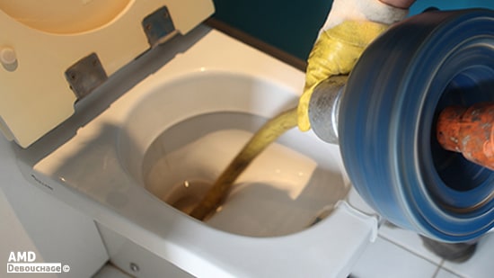debouchage furet electrique wc toilette